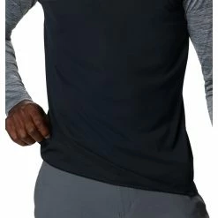 Columbia Zero Rules LS Shirt Men black/black heather -Training Shirts Shop columbia zero rules ls shirt men black black heather 6