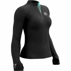 Compressport Winter Trail Postural LS Top Women black/cockatoo