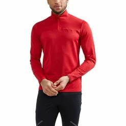 Craft Core Gain Midlayer Men bright red 9 Craft Core Gain Midlayer Men bright red -Training Shirts Shop craft core gain midlayer men bright red 3