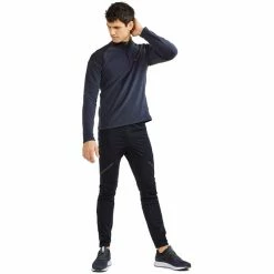 Craft Core Edge Thermal Midlayer Men black/asphalt 11 Craft Core Edge Thermal Midlayer Men black/asphalt -Training Shirts Shop craft core trim thermal midlayer men black asphalt 4
