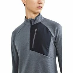 Craft Core Trim Thermal Midlayer Men dark grey melange -Training Shirts Shop craft core trim thermal midlayer men dark grey melange 4