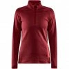 Craft Core Trim Thermal Midlayer Women rhubarb melange -Training Shirts Shop craft core trim thermal midlayer women rhubarb melange 1