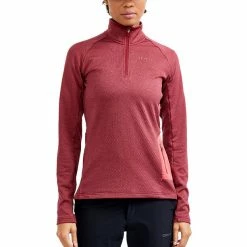 Craft Core Trim Thermal Midlayer Women rhubarb melange -Training Shirts Shop craft core trim thermal midlayer women rhubarb melange 2