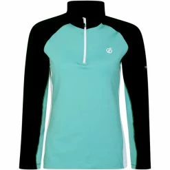 Dare 2b Involved II Stretch LS Top Women canton green/black/white