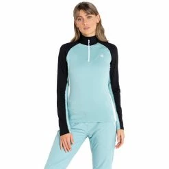 Dare 2b Involved II Stretch LS Top Women canton green/black/white -Training Shirts Shop dare 2b involved ii stretch ls top women canton green black white 4