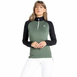 Dare 2b Involved II Stretch LS Top Women duck green/black/white -Training Shirts Shop dare 2b involved ii stretch ls top women duck green black white 4