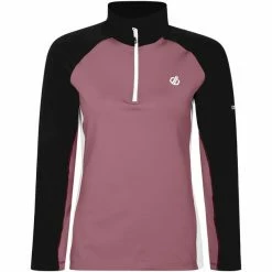Dare 2b Involved II Stretch LS Top Women mesa rose/black/white