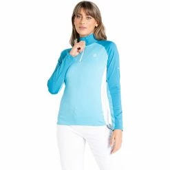 Dare 2b Involved II Stretch LS Top Women river blue/capri blue/white