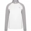 Dare 2b Involved II Stretch LS Top Women white/ash grey marl -Training Shirts Shop dare 2b involved ii stretch ls top women white ash grey marl 1