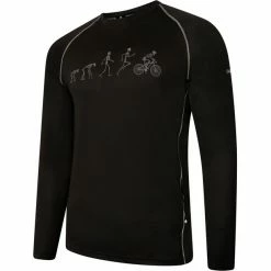 Dare 2b Righteous II LS Tee Men black -Training Shirts Shop dare 2b righteous ii ls tee men black 3