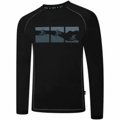 Dare 2b Righteous II LS Tee Men black -Training Shirts Shop dare 2b righteous ii ls tee men black 4