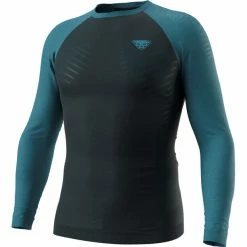 Dynafit Tour Light Merino LS Tee Men storm blue