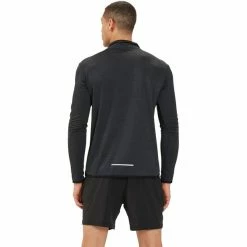 Endurance Ledger Waffle Melange Midlayer Men black -Training Shirts Shop endurance ledger waffle melange midlayer men black 5