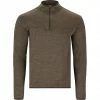 Endurance Ledger Waffle Melange Midlayer Men wren -Training Shirts Shop endurance ledger waffle melange midlayer men wren 1