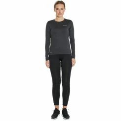 Endurance Maje Melange LS Tee Women black -Training Shirts Shop endurance maje melange ls tee women black 3
