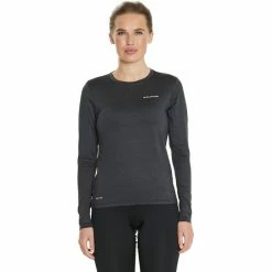 Endurance Maje Melange LS Tee Women black -Training Shirts Shop endurance maje melange ls tee women black 5