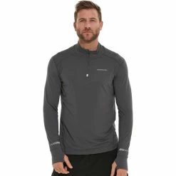 Endurance Tune Melange Midlayer Men forged iron -Training Shirts Shop endurance tune melange midlayer men forged iron 4