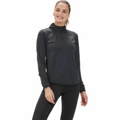 Endurance Vironic Waffle Melange Loose Fit Midlayer Women black -Training Shirts Shop endurance vironic waffle melange loose fit midlayer women black 4