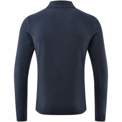 Föhn Trail Recycled Quarter Zip Fleece Sweater Men navy -Training Shirts Shop foehn trail recycled quarter zip fleece sweater men navy 3