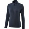 Föhn Trail Recycled Quarter Zip Fleece Sweater Women navy -Training Shirts Shop foehn trail recycled quarter zip fleece sweater women navy 1