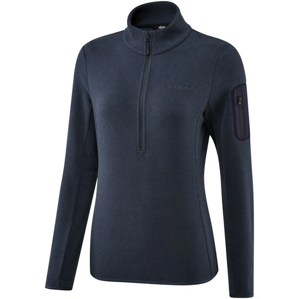 Föhn Trail Recycled Quarter Zip Fleece Sweater Women navy 3 Föhn Trail Recycled Quarter Zip Fleece Sweater Women navy