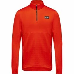 GOREWEAR Everyday Thermo Longsleeve Half Zip Shirt Men fireball