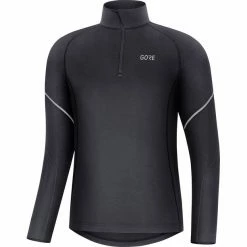 GOREWEAR M Mid Long Sleeve Zip Shirt Men black