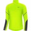 GOREWEAR M Mid Long Sleeve Zip Shirt Men neon yellow/black -Training Shirts Shop gore wear m mid long sleeve zip shirt men neon yellow black 1