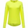 GOREWEAR Vivid LS Shirt Women neon yellow -Training Shirts Shop gore wear vivid ls shirt women neon yellow 1