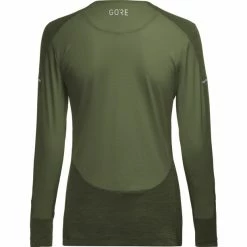 GOREWEAR Vivid LS Shirt Women utility green -Training Shirts Shop gore wear vivid ls shirt women utility green 3