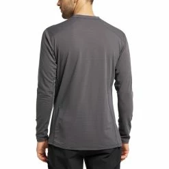 Haglöfs L.I.M Mid Roundneck Top Men magnetite -Training Shirts Shop hagloefs lim mid roundneck top men magnetite 4