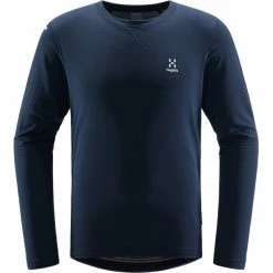 Haglöfs L.I.M Mid Roundneck Top Men tarn blue