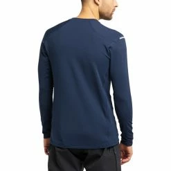 Haglöfs L.I.M Mid Roundneck Top Men tarn blue -Training Shirts Shop hagloefs lim mid roundneck top men tarn blue 4
