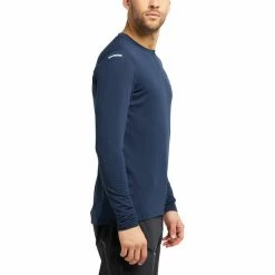 Haglöfs L.I.M Mid Roundneck Top Men tarn blue -Training Shirts Shop hagloefs lim mid roundneck top men tarn blue 5
