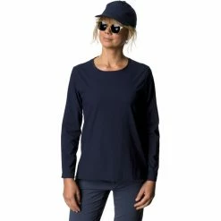 Houdini Cover LS Crew Shirt Women blue illusion -Training Shirts Shop houdini cover ls crew shirt women blue illusion 3