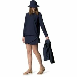 Houdini Cover LS Crew Shirt Women blue illusion -Training Shirts Shop houdini cover ls crew shirt women blue illusion 5