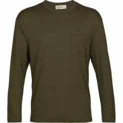 Icebreaker Granary LS Pocket Tee Men loden