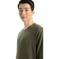 Icebreaker Granary LS Pocket Tee Men loden 12 Icebreaker Granary LS Pocket Tee Men loden -Training Shirts Shop icebreaker granary ls pocket tee men loden 5