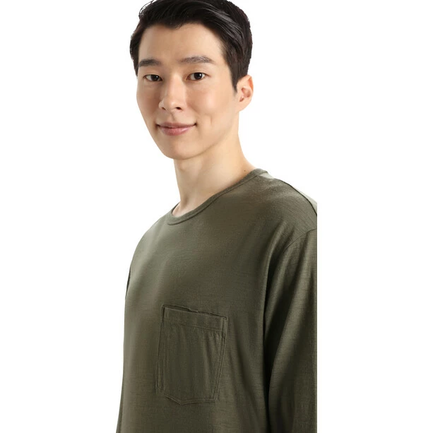 Icebreaker Granary LS Pocket Tee Men loden 7 Icebreaker Granary LS Pocket Tee Men loden - Image 5