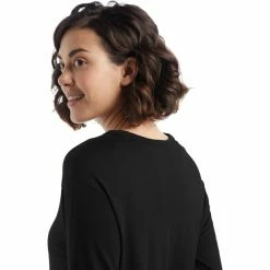 Icebreaker Granary LS Tee Women black -Training Shirts Shop icebreaker granary ls tee women black 4