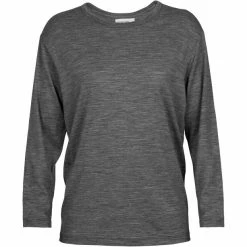 Icebreaker Granary LS Tee Women gritstone heather
