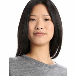 Icebreaker Granary LS Tee Women gritstone heather -Training Shirts Shop icebreaker granary ls tee women gritstone heather 5