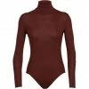 Icebreaker Queens LS High Neck Bodysuit Women espresso -Training Shirts Shop icebreaker queens ls high neck bodysuit women espresso 1