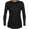 Icebreaker Sphere II LS Tee Women black -Training Shirts Shop icebreaker sphere ii ls tee women black 1