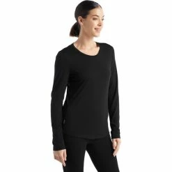 Icebreaker Sphere II LS Tee Women black -Training Shirts Shop icebreaker sphere ii ls tee women black 2