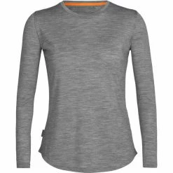 Icebreaker Sphere II LS Tee Women metro heather