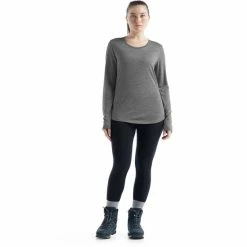 Icebreaker Sphere II LS Tee Women metro heather 11 Icebreaker Sphere II LS Tee Women metro heather -Training Shirts Shop icebreaker sphere ii ls tee women metro heather 4