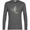 Icebreaker Tech Lite II Skiing Yeti LS Tee Men gritstone heather 2 Icebreaker Tech Lite II Skiing Yeti LS Tee Men gritstone heather -Training Shirts Shop icebreaker tech lite ii skiing yeti ls tee men gritstone heather 1
