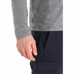 Icebreaker Tech Lite II Skiing Yeti LS Tee Men gritstone heather -Training Shirts Shop icebreaker tech lite ii skiing yeti ls tee men gritstone heather 6