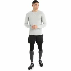 Icebreaker ZoneKnit LS Tee Men ether -Training Shirts Shop icebreaker zoneknit ls tee men ether 4